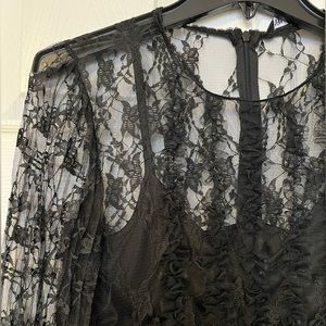 Beautiful Zara Black Lace Dress